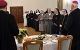 Na początku spotkania ks. Marek Korgul odczytał Ewangelię o narodzeniu Pana Jezusa.