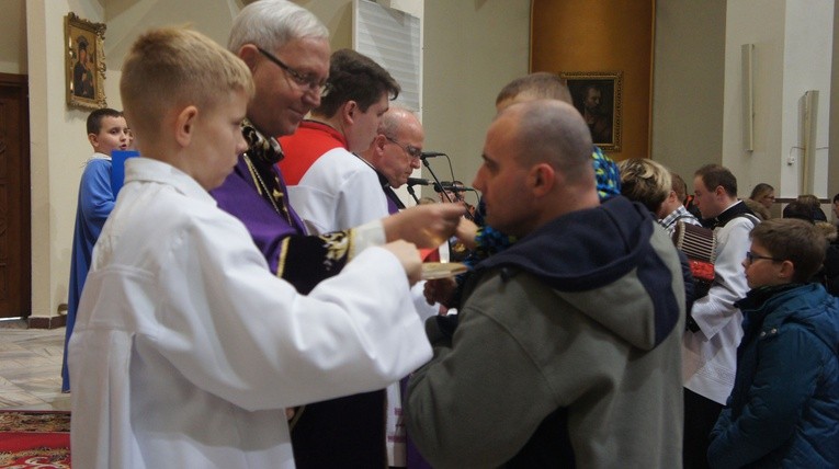 Poświęcenie figur apostołów w Ciechanowie