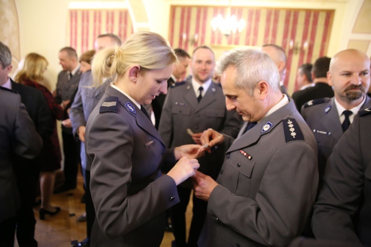 Przedświąteczne spotkanie policjantów