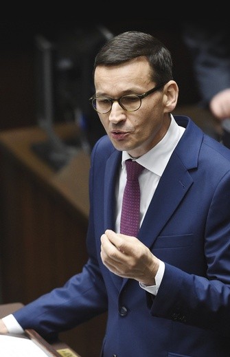 Premier Mateusz Morawiecki mówił w Sejmie nie tylko o gospodarce, ale także o działaniach prospołecznych.