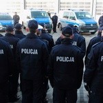 Poświęcenie pojazdów i opłatek gdańskich policjantów
