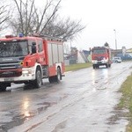 Pożar hurtowni chemicznej w Radomiu