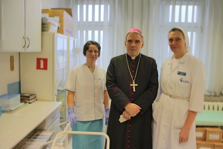 Wigilijna wizyta u chorych i starszych. 