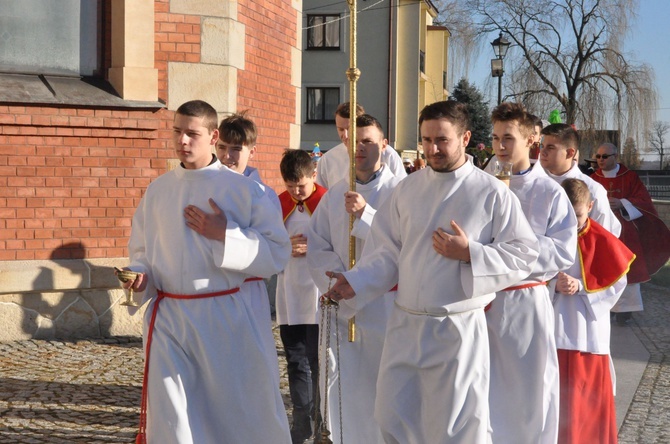 Bp nominat posyła kolędników misyjnych w Borzęcinie