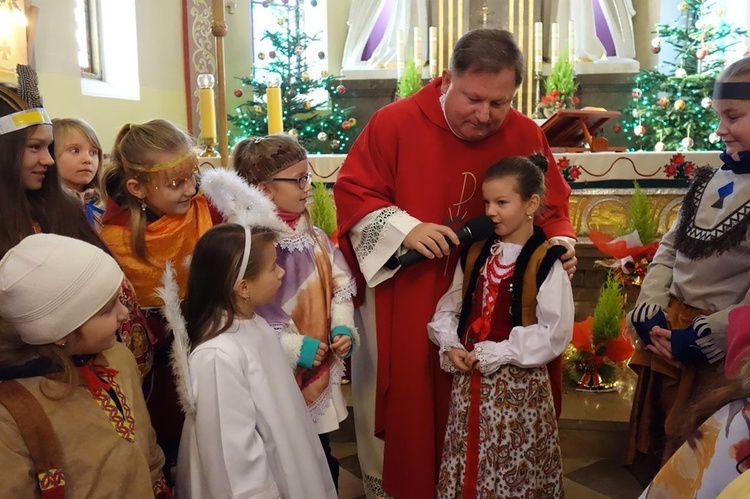 Kolędnicy misyjni w Poroninie 