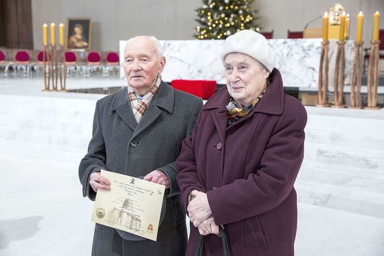 Jubileusze małżeńskie w Świątyni Opatrzności Bożej