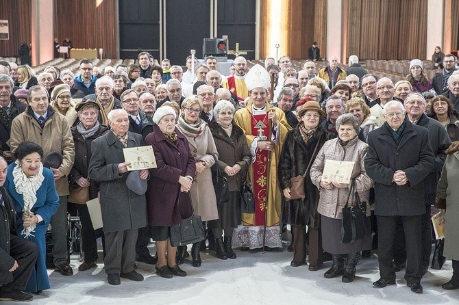 Jubileusze małżeńskie w Świątyni Opatrzności Bożej