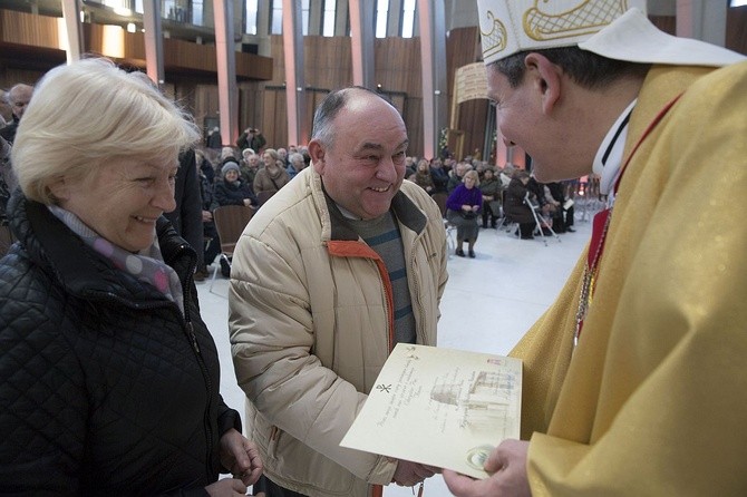 Jubileusze małżeńskie w Świątyni Opatrzności Bożej