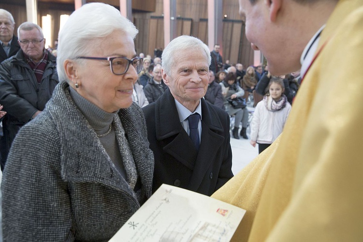 Jubileusze małżeńskie w Świątyni Opatrzności Bożej