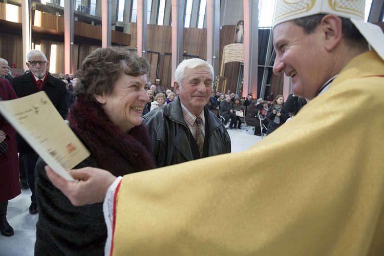 Jubileusze małżeńskie w Świątyni Opatrzności Bożej