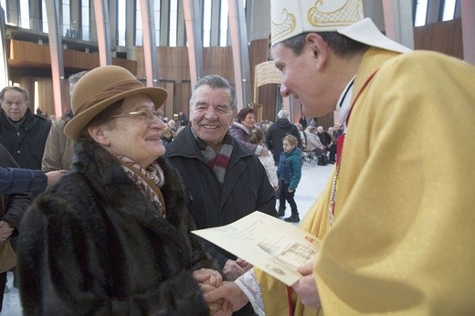 Jubileusze małżeńskie w Świątyni Opatrzności Bożej