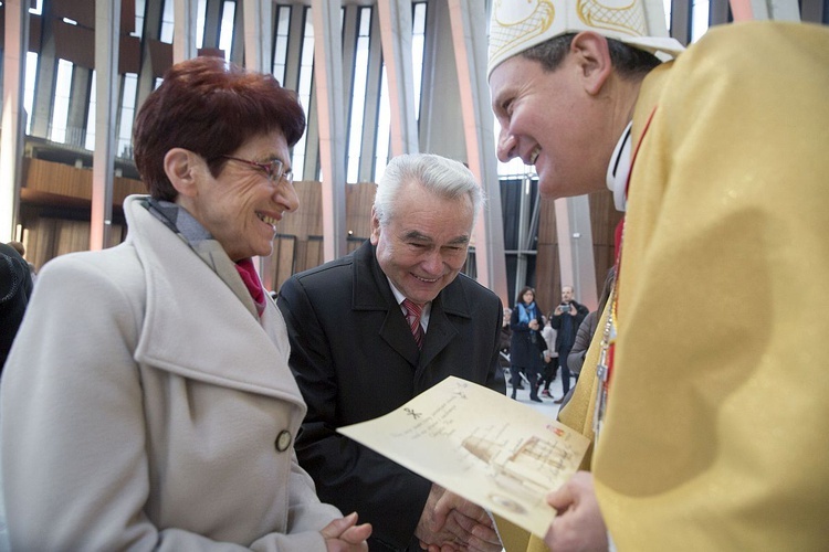 Jubileusze małżeńskie w Świątyni Opatrzności Bożej