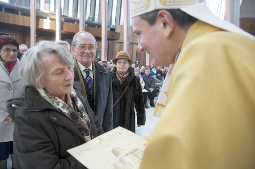 Jubileusze małżeńskie w Świątyni Opatrzności Bożej