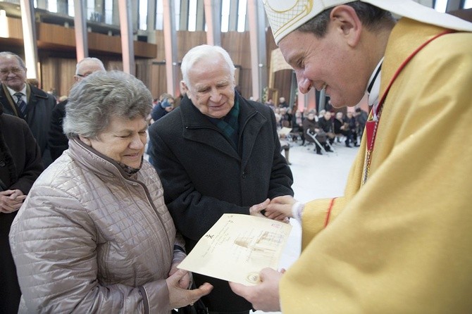 Jubileusze małżeńskie w Świątyni Opatrzności Bożej