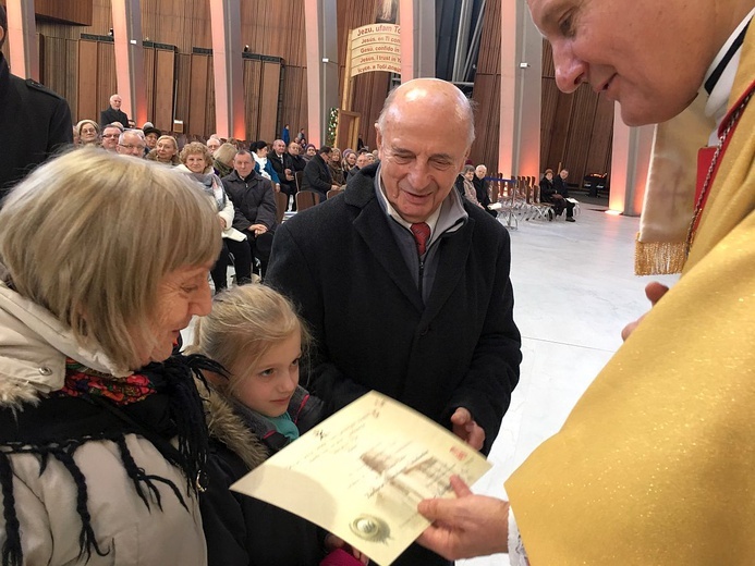 Jubileusze małżeńskie w Świątyni Opatrzności Bożej