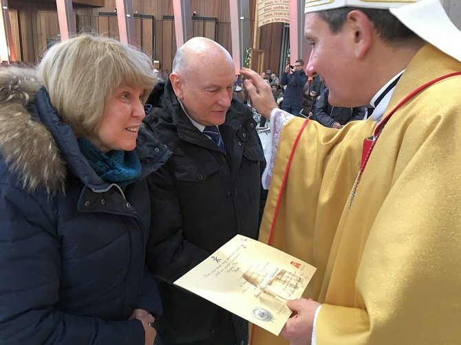 Jubileusze małżeńskie w Świątyni Opatrzności Bożej