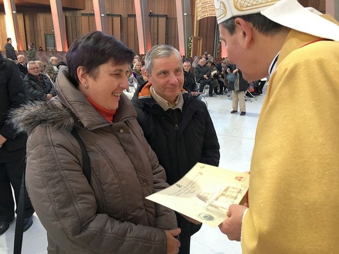 Jubileusze małżeńskie w Świątyni Opatrzności Bożej