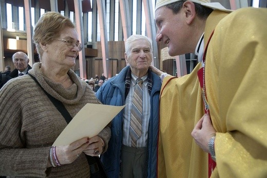 Jubileusze małżeńskie w Świątyni Opatrzności Bożej