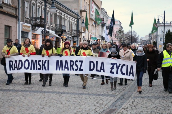 Marzec. Radomski Marsz dla Życia