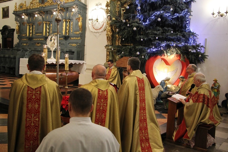 Zakończenie roku w katedrze łowickiej