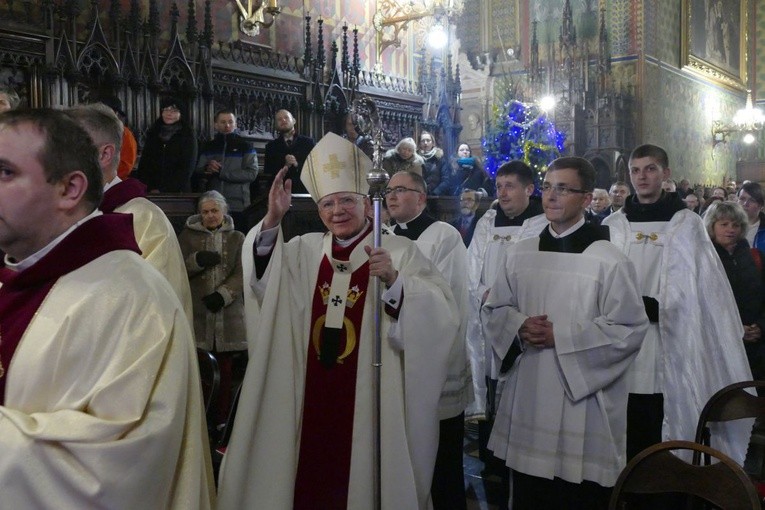 Msza noworoczna u krakowskich franciszkanów