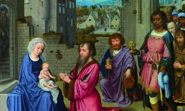 Gérard DavidPokłon Trzech Króli olej na desce, ok. 1515National Gallery, Londyn