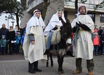 W Legionowie, ze św. Rodziną na osiołku