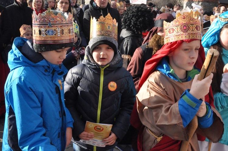 Łącko - Orszak Trzech Króli 2018