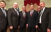 Prezydent Andrzej Duda w skoczowskim Ratuszu