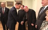 Prezydent Andrzej Duda w skoczowskim Ratuszu