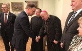 Prezydent Andrzej Duda w skoczowskim Ratuszu