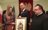 Prezydent Andrzej Duda w skoczowskim Ratuszu