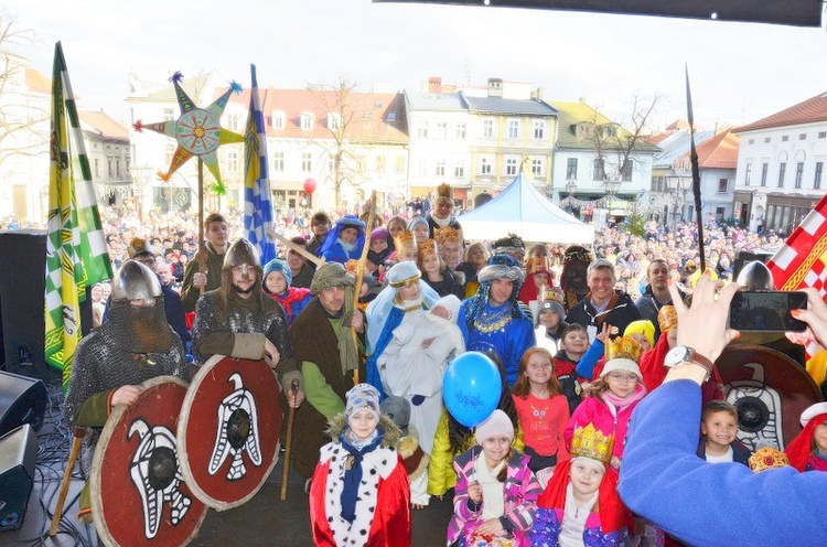 7. Orszak Trzech Króli na Rynku w Bielsku-Białej - 2018