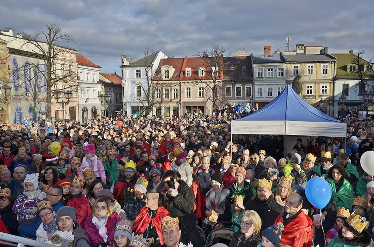 7. Orszak Trzech Króli na Rynku w Bielsku-Białej - 2018