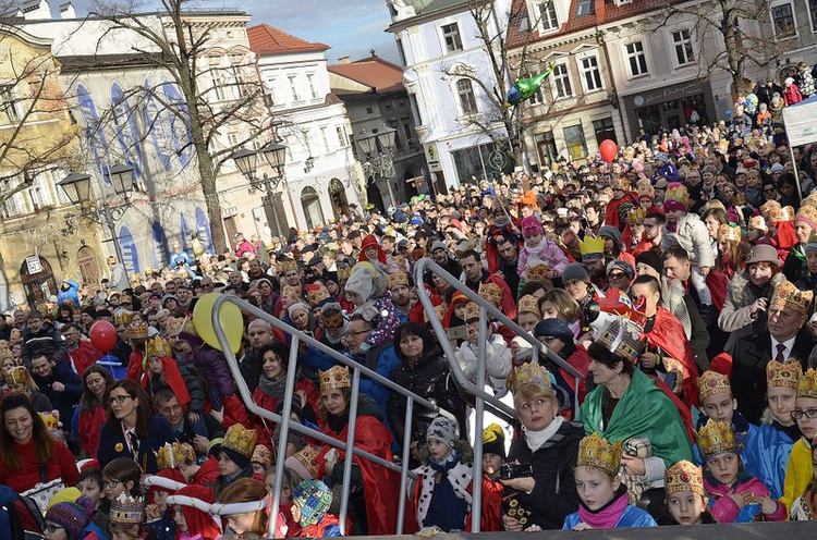 7. Orszak Trzech Króli na Rynku w Bielsku-Białej - 2018