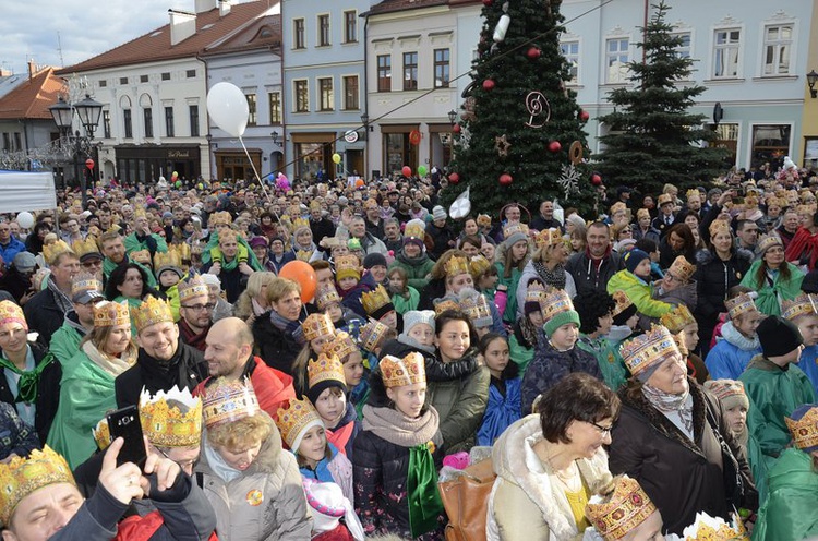 7. Orszak Trzech Króli na Rynku w Bielsku-Białej - 2018