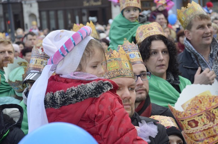 7. Orszak Trzech Króli na Rynku w Bielsku-Białej - 2018