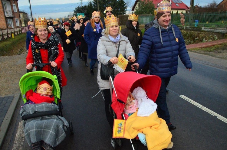 Orszak Trzech Króli w parafii Potok Stany