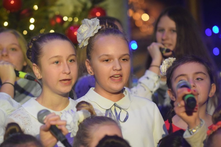 Koncert kolęd Diakonii Effatha w Strzegomiu.