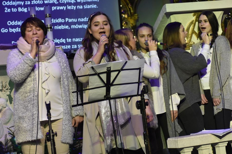 Koncert kolęd Diakonii Effatha w Strzegomiu.