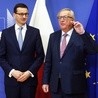 Rozpoczęło się spotkanie premiera Morawieckiego z szefem KE Junckerem