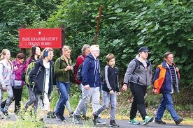 PK Doliny Bobru ma swoich zwolenników także wśród uczestników pielgrzymek. 