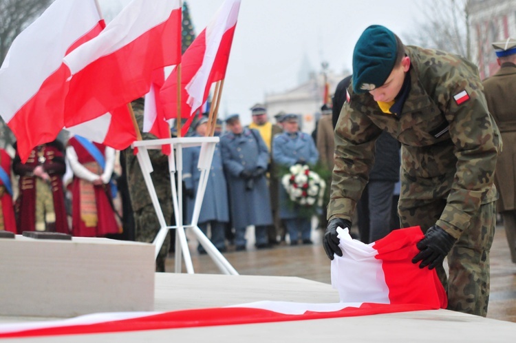 Uroczystości odsłonięcia pomnika Nieznanego Żołnierza w Lublinie