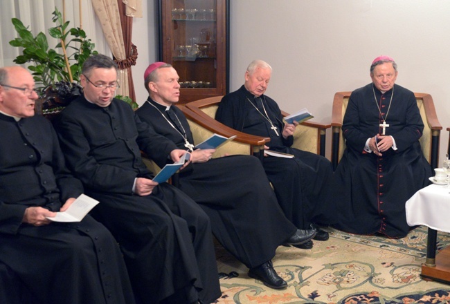 Kolędowanie u bp. Henryka Tomasika