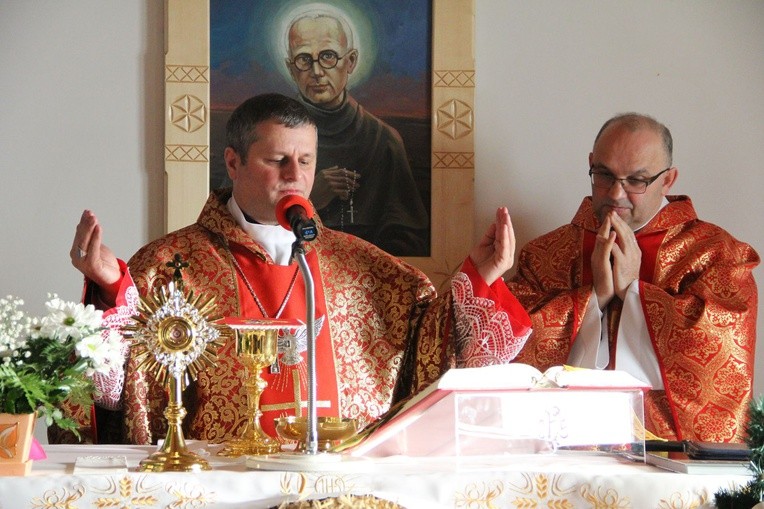 Uroczystość w kaplicy na Jamnem