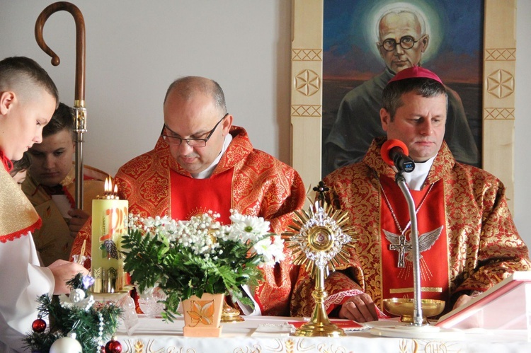 Uroczystość w kaplicy na Jamnem