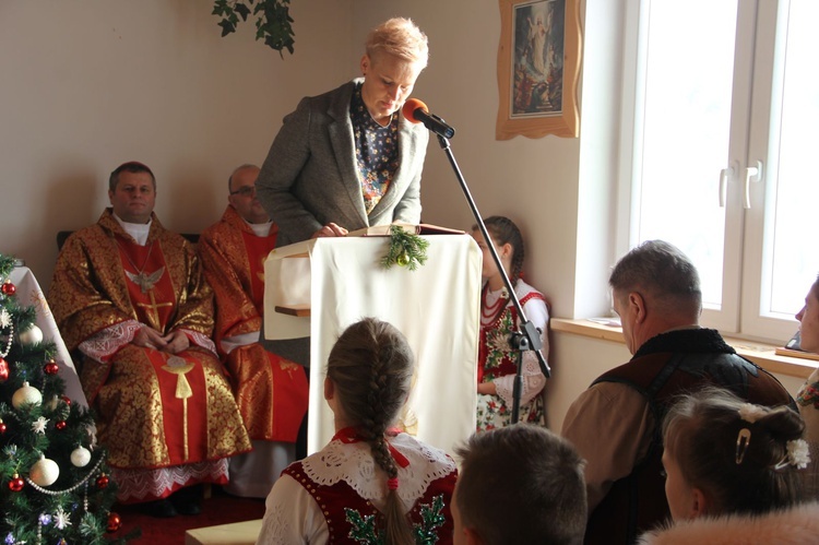 Uroczystość w kaplicy na Jamnem