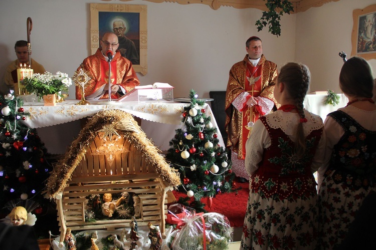 Uroczystość w kaplicy na Jamnem