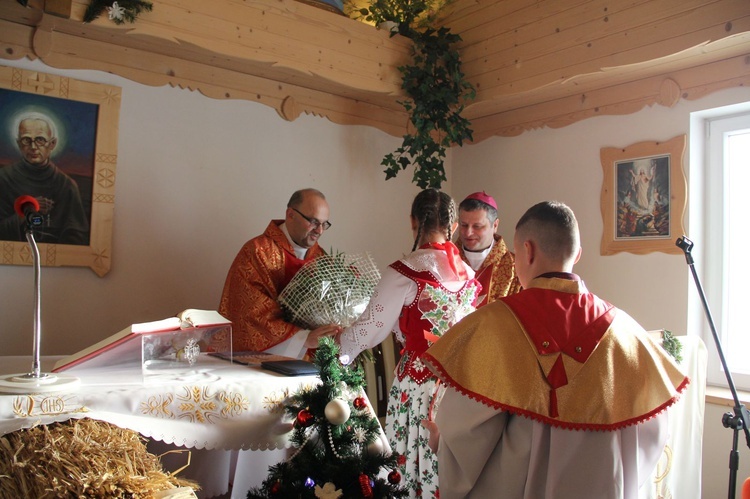 Uroczystość w kaplicy na Jamnem