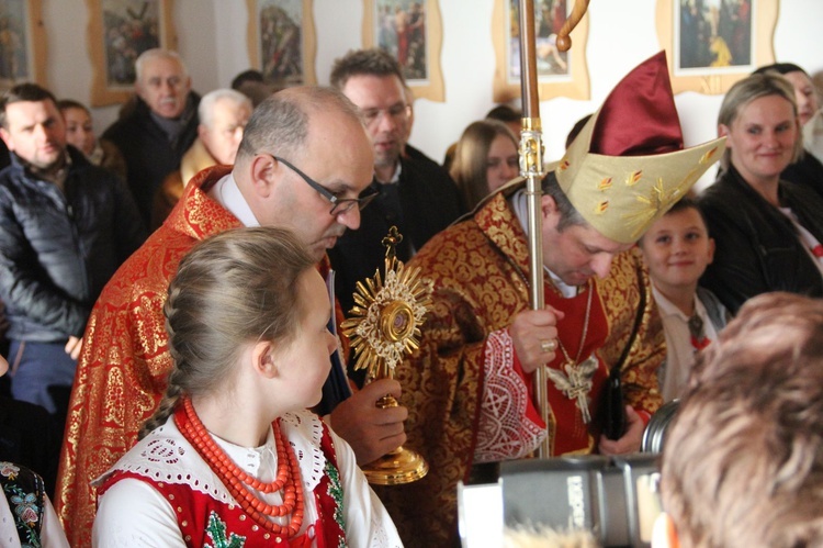 Uroczystość w kaplicy na Jamnem